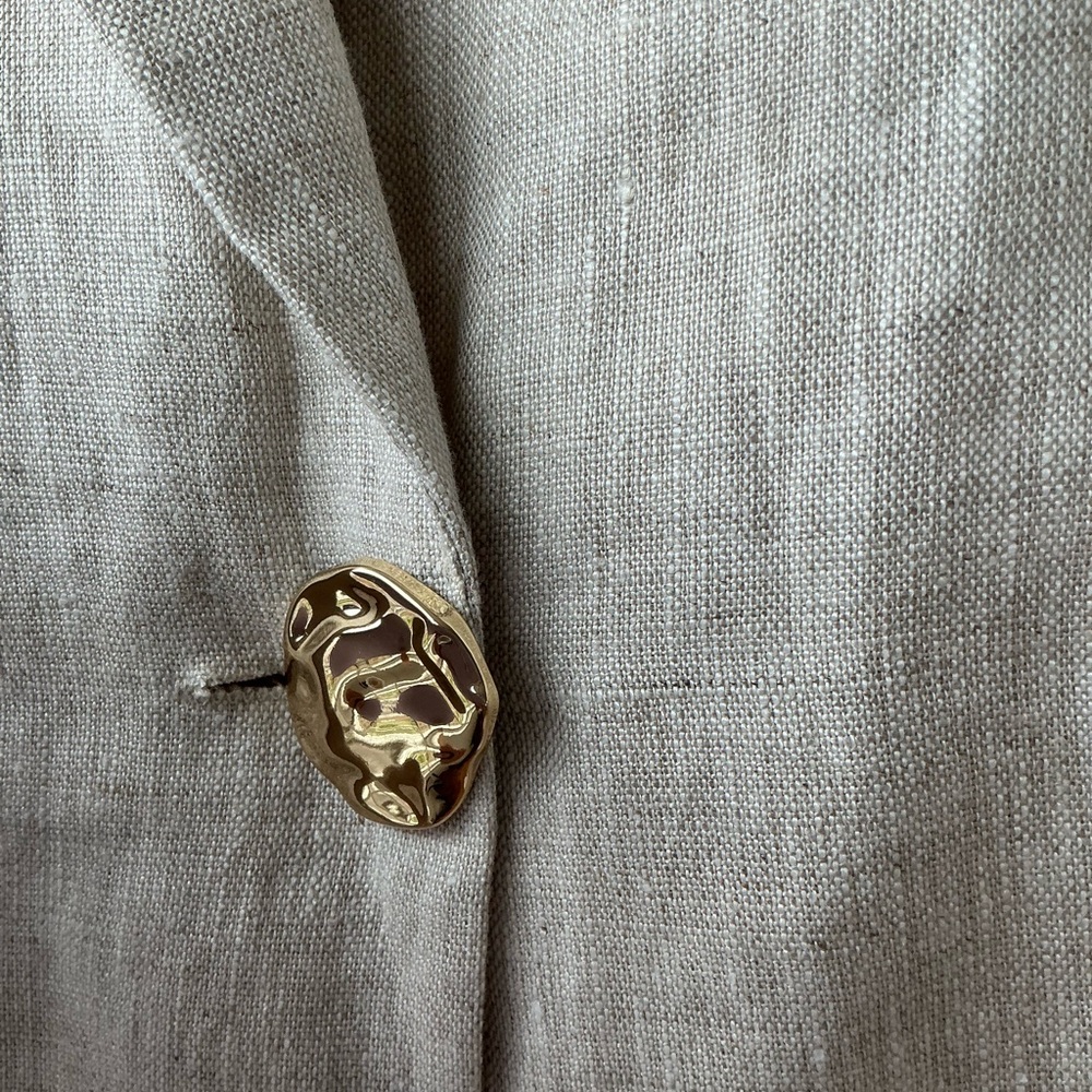 DISSH Beige Linen Blazer